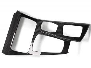 BMW 5 Series Center Console Decor Trim Cover - Carbon Fiber - F10 LCI / F11 LCI / F18 LCI